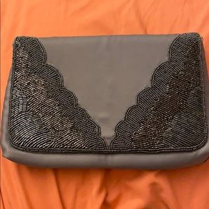 Grey formal purse